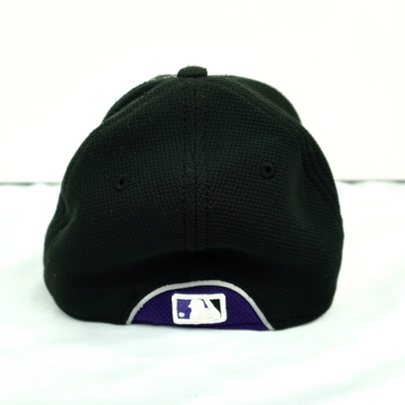 Colorado Rockies New Era 39Thirty Batting Hat MLB Flex Stretch Fit Hat Youth OS - Picture 4 of 7